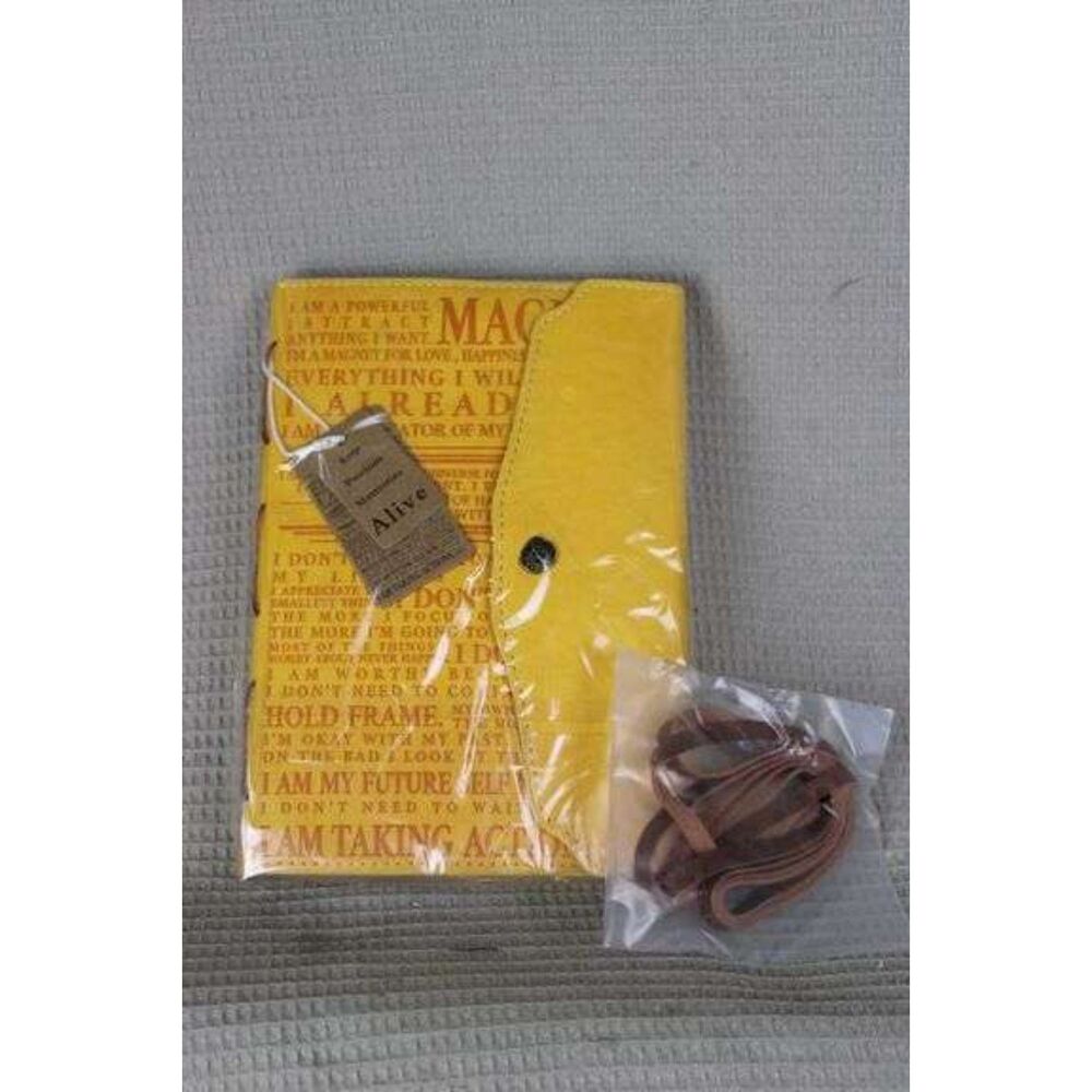 Yellow Leather Journal